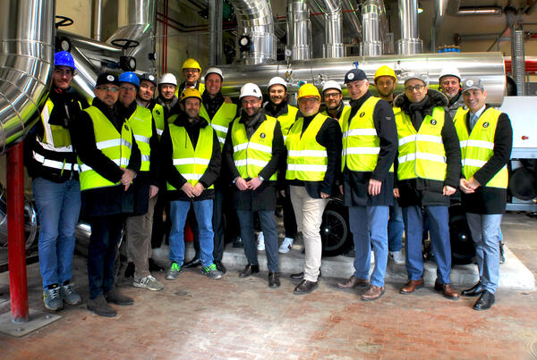 Bild vergrößern: TIM and GETEC teamwork for district heating in Rozzano